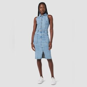 HUDSON Denim Halter Utility Dress -Size M - NWT
